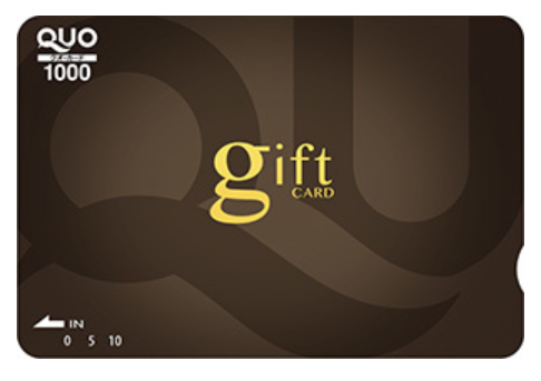 QUOカード1,000円券:クラシックギフト ｜ QUOカード ｜ ANYオンライン