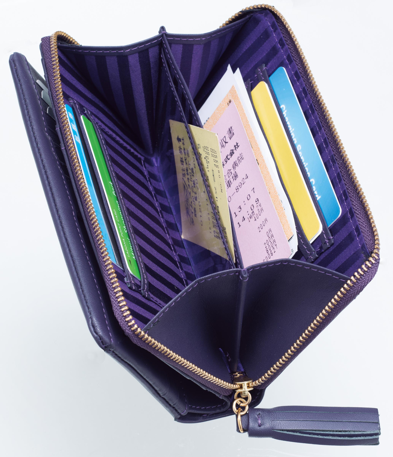 紫財布 ミディアムサイズ 写真2