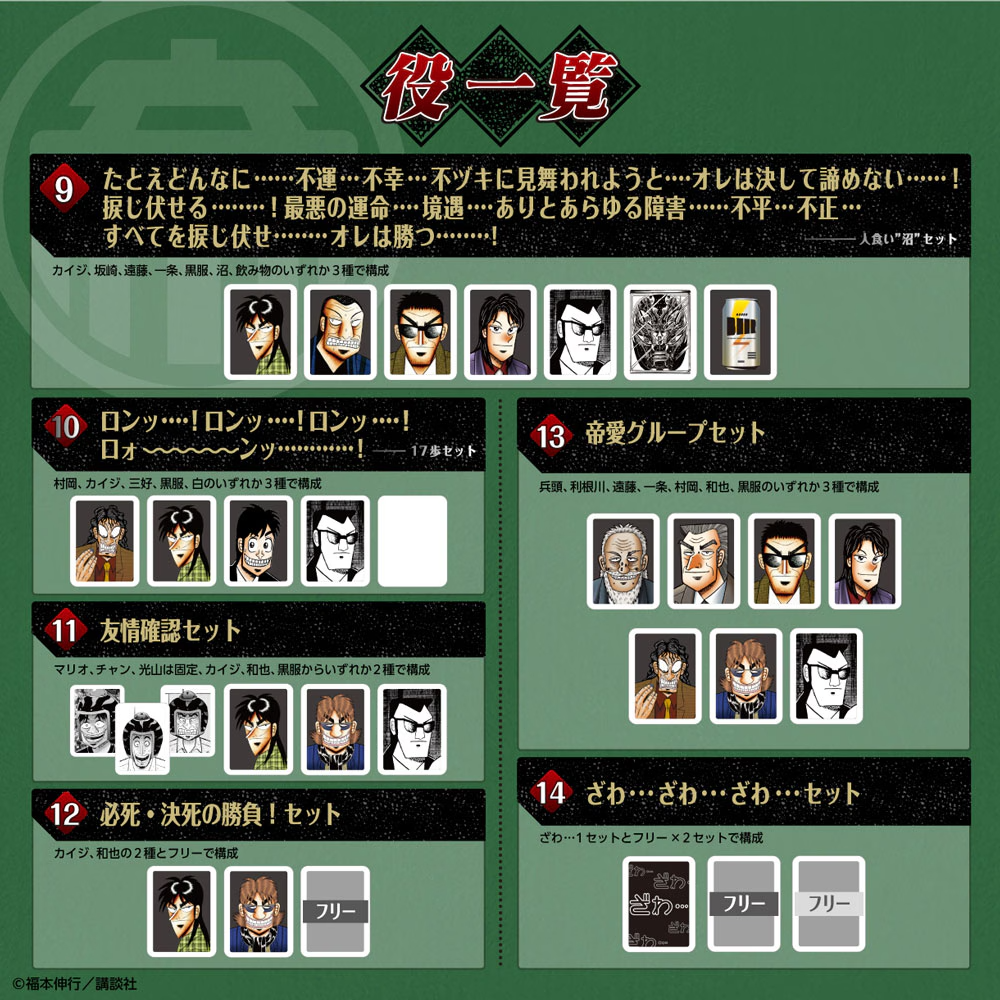 大人ドンジャラ「逆転闘牌カイジ」 写真7