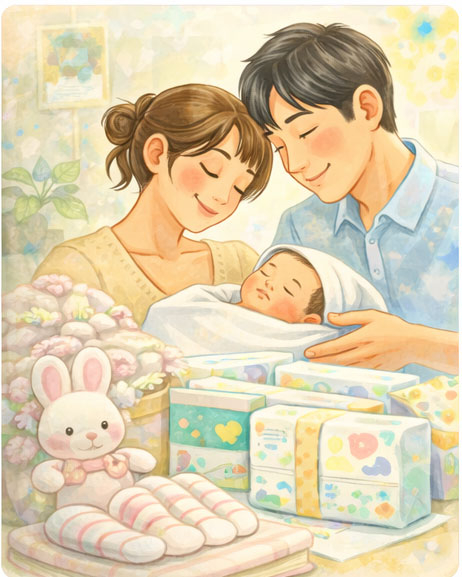 出産祝いのイメージ