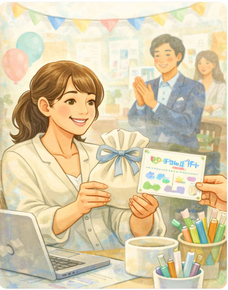 子育て世帯へのギフトのイメージ