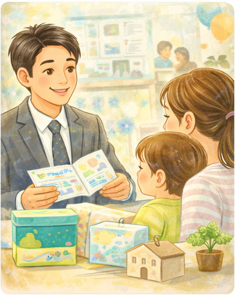 自治体・法人向け子育て支援のイメージ