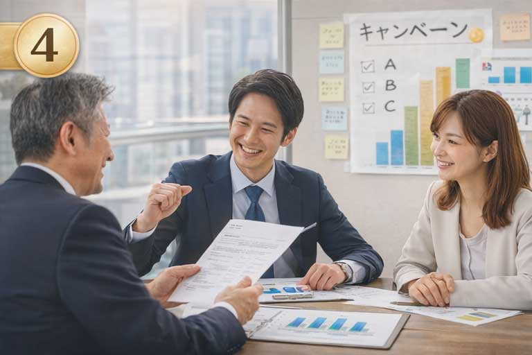 企画の幅が広く施策に組み込みやすい