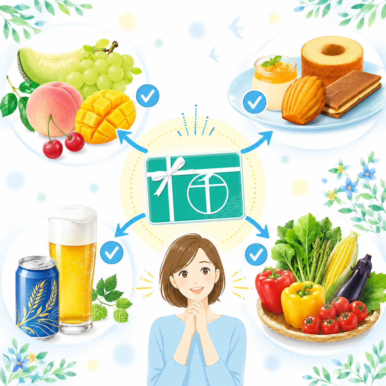 好きな商品を選べる