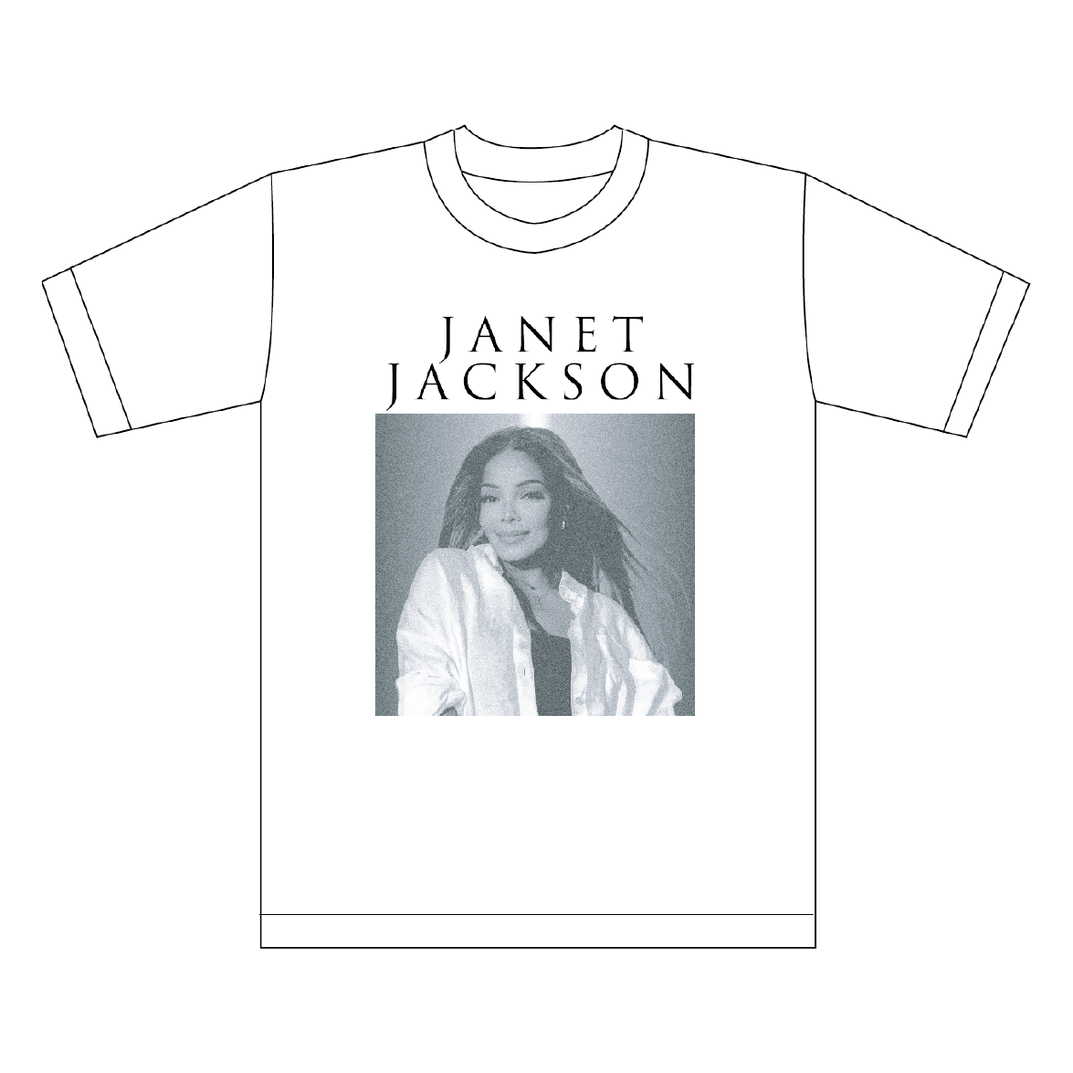 【受注販売】JANET JACKSON JAPAN 2026 日本限定ツアーTシャツ(ホワイト)