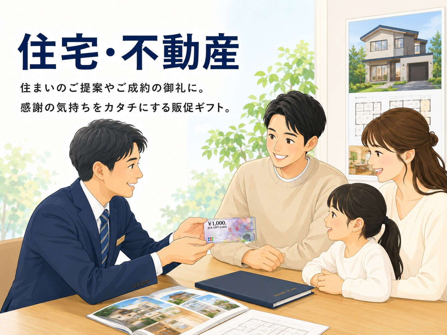 住宅・不動産向け販促ギフトの活用イメージ