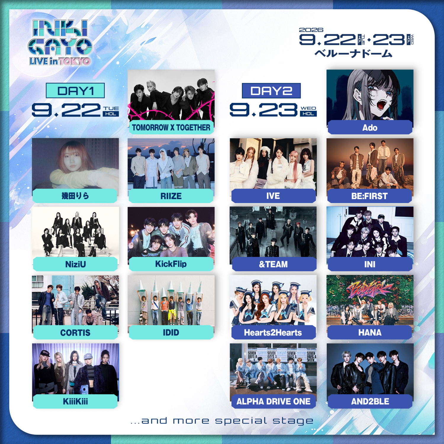INKIGAYO LIVE in TOKYO